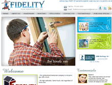 Tablet Screenshot of fidelityhomemanagement.com